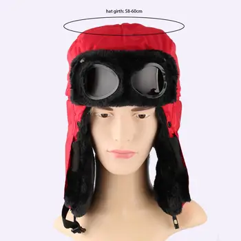 Earmuff Pălărie de Echitatie ochelari de Soare, Pălării cu Urechi de Protecție a Vântului Ține de Cald Earflap Capace de Blană de Schi de Iarnă pentru Femei Anti-ceață și ceață Capac