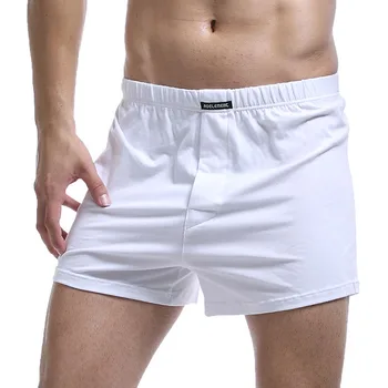 Neajutat de bumbac pentru bărbați acasă dimensiune Săgeată pantaloni, confortabil si respirabil pentru bărbați chiloți boxer de talie mijlocie pantaloni scurți