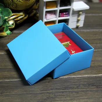 10.5*8*4.5 cm Albastru Hârtie, Cutii de Carton Trandafir Rosu de Partid Bomboane Cutie de Cadou pentru Săpun Manual de Artizanat Bijuterii Cutie de Ambalare 20buc