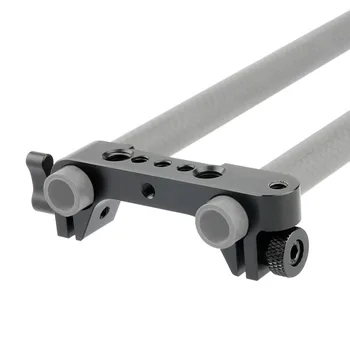 NICEYRIG 15mm Tijă Prindere 1/4 3/8 Orificiile pentru șuruburi de Suport Adaptor pentru Sony DSLR Umăr Platformă pentru Follow Focus EVF Camera de Amator și Mai mult