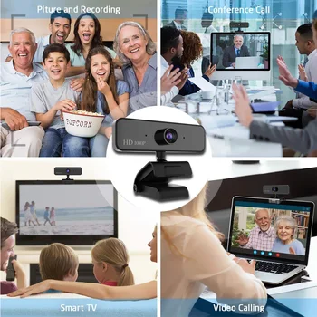 1080P camera web cu Microfon Video Full HD Web Cam Computer Periferice USB Camera Web pentru PC-ul de pe Youtube Laptop Live Video Trepiede