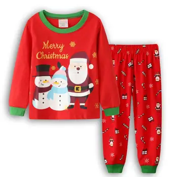 Promotia 2-7T Mickey Copii Set de Pijama Copii Desene animate Pijamale Baieti Acasă Pijamale Fete din Bumbac Dulce de Crăciun Pijamale, îmbrăcăminte de noapte