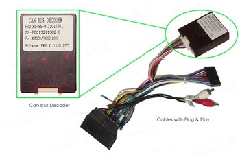CANBus Decoder Cutie pentru Masina DVD Player Stereo de Navigare GPS Car Audio GPS Suport Radio JBL Amplificator Comenzi pe Volan