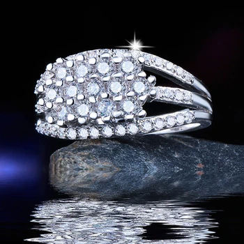 BIJOX POVESTEA de lux farmece inel cu AAA zircon pietre semipretioase argint 925 bijuterii inele de sex feminin pentru petrecerea de nunta en-gros