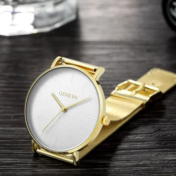 Femei Ceas de aur roz Femei Ceas 2020 femei centura de plasă ultra-subțire de moda relojes para mujer de lux ceasuri reloj mujer