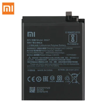 Original Acumulator de schimb Pentru Xiaomi Redmi 6pro Km A2 Lite Hongmi 6 Pro Redrice 6pro BN47 Autentic Telefon Baterie de 4000mAh