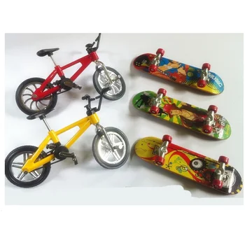 En-gros New Sosire Plastic Bmx Biciclete Finger Skateboard Jucării pentru Copii Seturi,Amuzant Mini Gâturi Jucării pentru Copii Cadouri