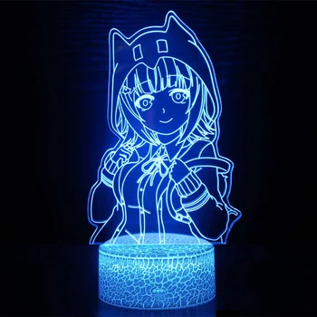 3D Led Lumina de Noapte Anime Figura Eroul Meu mediul Academic Lumina Tamaki Lampa 16 de Culori Cadou pentru Copii Decor Dormitor Copil Noptieră Lampa de Birou