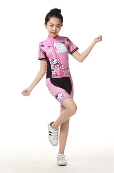 Pro Cycling Jersey Seturi pentru Copii, Echipa de Ciclism Kituri de Sport în aer liber, Biciclete MTB Vara Respirabil pentru Copii Seturi de Îmbrăcăminte