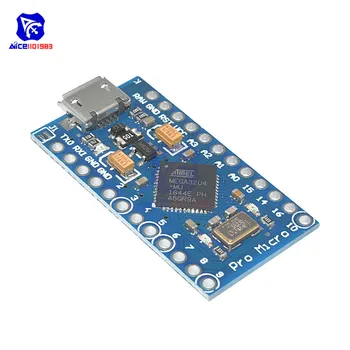 Micro USB ATmega32U4 Pro Micro 3.3 V/5V 8MHz/16MHz Module pentru Arduino Leonardo ATMega32U4 Controller Pro Micro Înlocui ATMega328