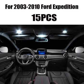 Pentru 1999-2010 Ford Expedition Alb accesorii auto Canbus fara Eroare LED-uri de iluminare Interioară lampă de Lectură Kit Harta Dom Licență Lampa