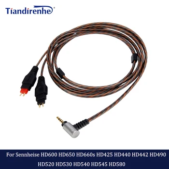 Noi ECHILIBRATĂ Audio de 2.5 mm Cablu Pentru Sennheise HD580 HD600 HD650 HD545 HD425 HD440 HD442 HD490 HD520 HD530 HD540 HD660s cablu