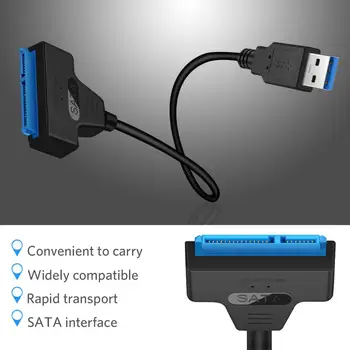 USB 3.0 pentru SATA7+15pin Hard Disk Cablu Convertor 2.5 Inch SSD HDD Hard Disk SATA Cablu Adaptor Convertor (5g/s)