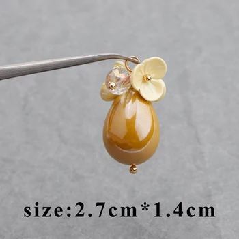 GUFEATHER M759,accesorii bijuterii,placat cu aur de 18k,cu 0,3 microni,diy pandantiv,perla de plastic,diy cercei,bijuterii,10buc/lot