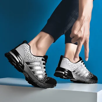 Barbati pentru femei pantofi de jogging de Mari dimensiuni 35-47 Non-alunecare ușor pereche de pantofi Respirabil adidasi Barbati pantofi de alergat