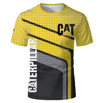 Cat caterpillar 3dT t-shirt distracție de vară avatar imprimate t-shirt barbati t-shirt top negru poliester moda t-shirt cu maneci scurte