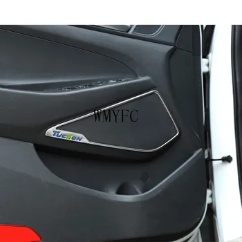 Huse auto Pentru Hyundai Tucson 2017 2016 2018 2019 2020 Interior Ușa din Față Difuzor Horn Cadru Trim Autocolante 4buc/set