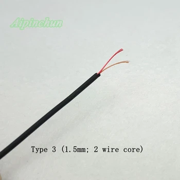 Aipinchun 15Meters TPE Audio Casti Cablu de Reparare Inlocuire Sârmă Căști 2/3/4 Core Semnal de Linie