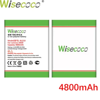 WISECOCO 4800mAh BL210 Bateriei Pentru Lenovo A536 A606 S820 S820E A750E A770E A656 A766 A658T S650 Smartphone de Înaltă Calitate Baterie