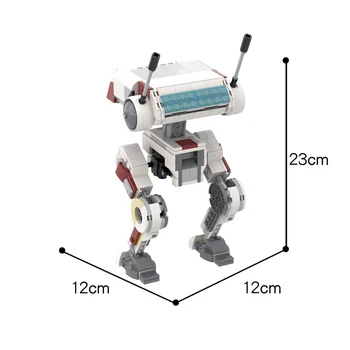 Modelul de Robot Space Star Wars, Seria Diy Blocuri 414pcs Moc Cărămizi Copii Jucărie de Învățământ pentru Copii Idee Star Wars Jucarii Cadouri