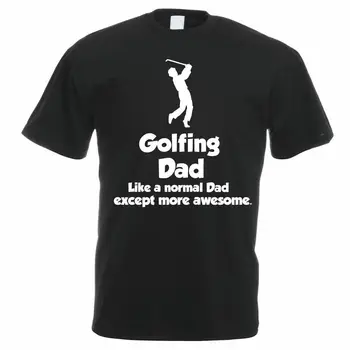 Amuzant Barbati de Golf T-Shirt - GOLF TATA - jucător de Golf Cadou de Ziua Tatălui IdeaNew Moda Barbati tricouri