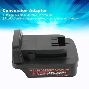 Conversie Adaptor Pentru Makita 18V Li-ion Adaptor Pentru Milwaukee M18 Burghiu Li-ion Instrumente de Putere Baterie Adaptor