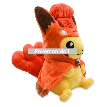 Takara Tomy Pokemon Plush 30 cm de Înaltă Calitate Pikachu Cosplay Vulpix Peluche Moi Umplute Dollls Jucării Drăguț pentru Copii