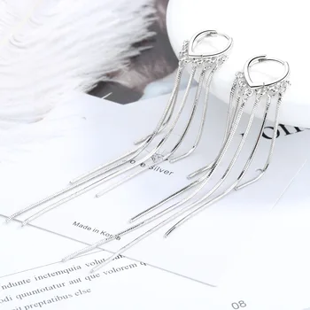 New Sosire Ciucure Lung Cercei pentru Femei Cupluri Argint 925 Terndy Farmece Cercel Bijuterii de Nunta eh815