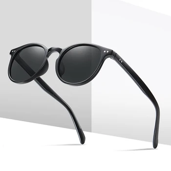 Retro ochelari de Soare Polarizat Europene și Americane Clasice Cadru Rotund ochelari de Soare Femei și Bărbați ochelari de Soare Moda AE0966