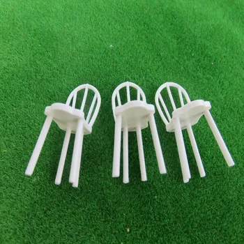 20buc Scara 1/25 din Plastic Model în Miniatură Scaun DIY BuildingProduction Materiale Mobilier de Interior