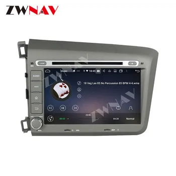 128G Android Carplay 10 Player pe Ecran Pentru Honda Civic 2012 2013 Navigare GPS Auto Audio Radio Muzica Stereo Unitatea de Cap