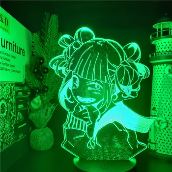 Eroul meu mediul Academic CONDUS Lumina de Noapte Himiko Toga 3D Lampa Cruce Trupul Meu Anime Lava Lampă de Iluminat Creativ, Lampara Latarnia Xmas Cadouri