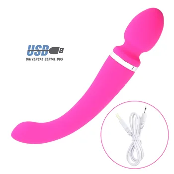 4 Culori Inteligente de Inducție Flirt Masaj G-Spot Vibrator Dual-a condus AV Masaj Stick de sex Feminin masturbari Sex Produselor.