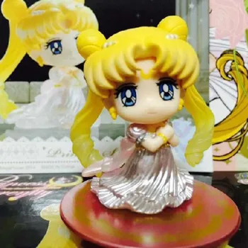 Bandai Anime Figurine De Jucărie Sailor Moon Figura De Acțiune Cadou Anime Japonez Figura Rochie De Mireasa Ornament Model Jucării Pentru Fete