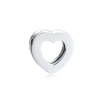 2020 Logo-ul de Brand Inima Clip Reflexie Colecție de Argint 925 Margele pentru a Face Bijuterii Hollow Inima Margele se Potrivesc Reflexii Bratari