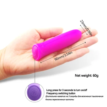 10 Viteze Mini Vibrator de sex Feminin de Silicon vibrator Vibrator punctul G și Clitorisul Masaj Stick Adulti Jucarii Sexuale pentru Femei USB Glonț Vibratoare