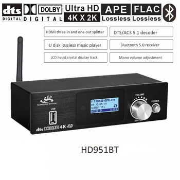 HD915 5.1 CH o Decodor Bluetooth 5.0 Receptor HDMI DAC DTS, AC3, FLAC, APE HDMI to HDMI Converter Extractor -Plug SUA