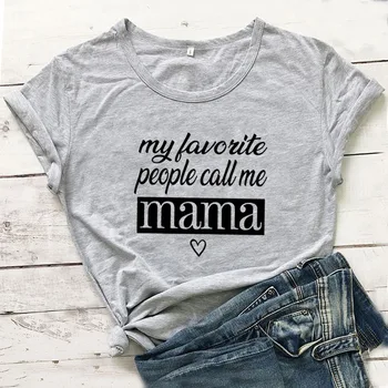 Persoanele mele Preferate Sun-o pe Mama T Camasa Femei Maneca Scurta Tricouri Femei O-gât Vrac Tricou Femme Casual Camisetas Mujer de Sus