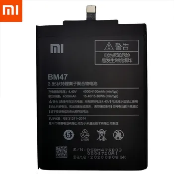 2020 Ani Original XiaoMi Înlocuirea Bateriei BM47 de Înaltă Calitate 4000mAh Pentru Xiaomi Redmi 3 3 3X 4X / 3Pro Cu Instrumente Gratuite