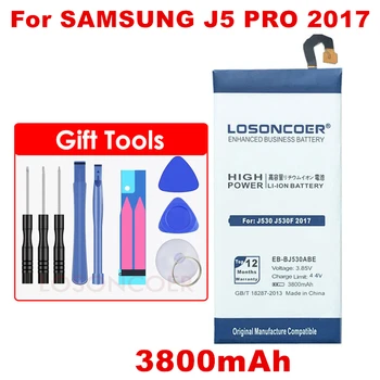 LOSONCOER 3800mAh EB-BJ530ABE Pentru Samsung J530 J530F J530G 2017,J5 2017,J5 Pro,J530F/DS,J530K,J530L,J530S Baterie de Telefon Mobil