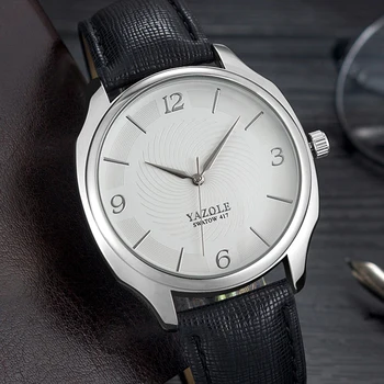 Top Brand de Lux pentru Bărbați Ceas Moda Ceas de mână din Piele Ceas YAZOLE Mens Ceasuri Kol Saati Relogio Masculino Reloj Hombre