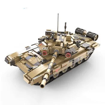 Militar Serie Război Mondial Armatei rusești T-90 tancuri de luptă soldat Cifre DIY Model de Blocuri Caramizi Jucarii si Cadouri