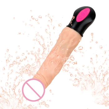 OLO 12 Modul de Încălzire Flexibile din Silicon Moale Realistic Dildo Vibrator Vagin Masaj Flexibil Jucarii Sexuale pentru Femei