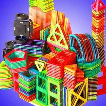19-149pcs 3D de Dimensiuni Mari Magnetice Blocuri Magnetice Designer de Jucării de Construcție, Jucării Educative Pentru Copii Cadouri