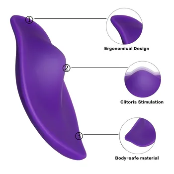 Control de la distanță vibrator Portabil pantalon Vibrator, vibratoare pentru femei Stimulator Clitoris Vibratoare chilotei Sex Jucării pentru Adulți