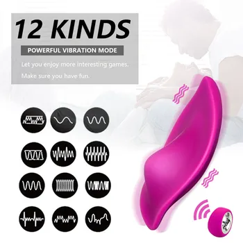 Control de la distanță vibrator Portabil pantalon Vibrator, vibratoare pentru femei Stimulator Clitoris Vibratoare chilotei Sex Jucării pentru Adulți