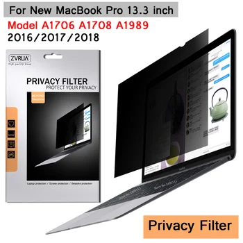 Pentru 2016/2017/2018 Noul MacBook Pro 13.3 inch cu Touch Bar (299mm*195mm) Filtru de Confidențialitate Anti spy animale de COMPANIE Ecrane de protecție de film