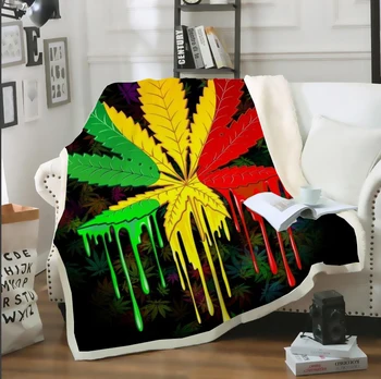 Imprimare 3D Cântăreț Reggae Bob Marley Iarbă Subțire Quilt Arunca Pat, Patura, Canapea Scaun Restul lenjerie de Pat Casă de Interior Pătură Adulți Copii B84