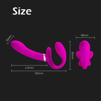 Fara bretele Curea-pe Penis artificial Vibratoare Jucarii Sexuale Pentru Femei la două Capete Gspot Stimulator Vibrator Pentru Lesbiene se Masturbeaza Adult Sex Toy