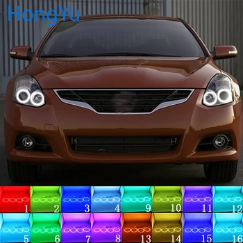 Multi-color RGB LED Angel Eyes Inel Ochi DRL RF Control de la Distanță pentru Nissan Altima Coupe 2010 2011 2012 2013 Accesorii
